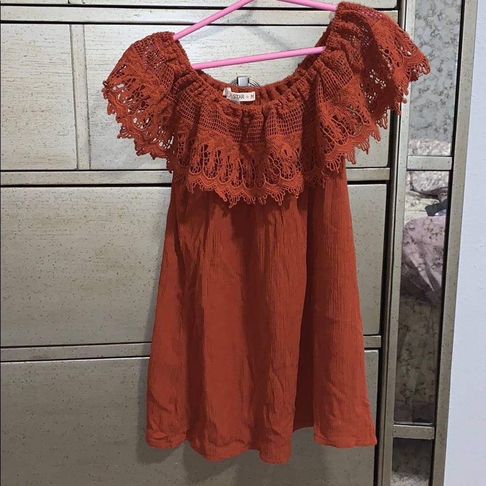 Off the shoulder top